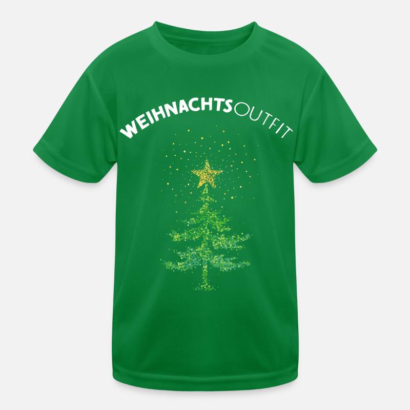 Weihnachtsbaum Christbaum Weihnachtsstern Kinder Funktions-T-Shirt