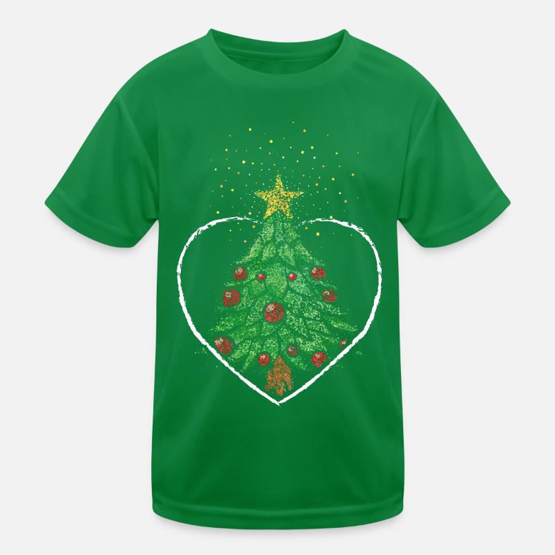Weihnachtsbaum Christbaum Weihnachtsstern Kinder Funktions-T-Shirt