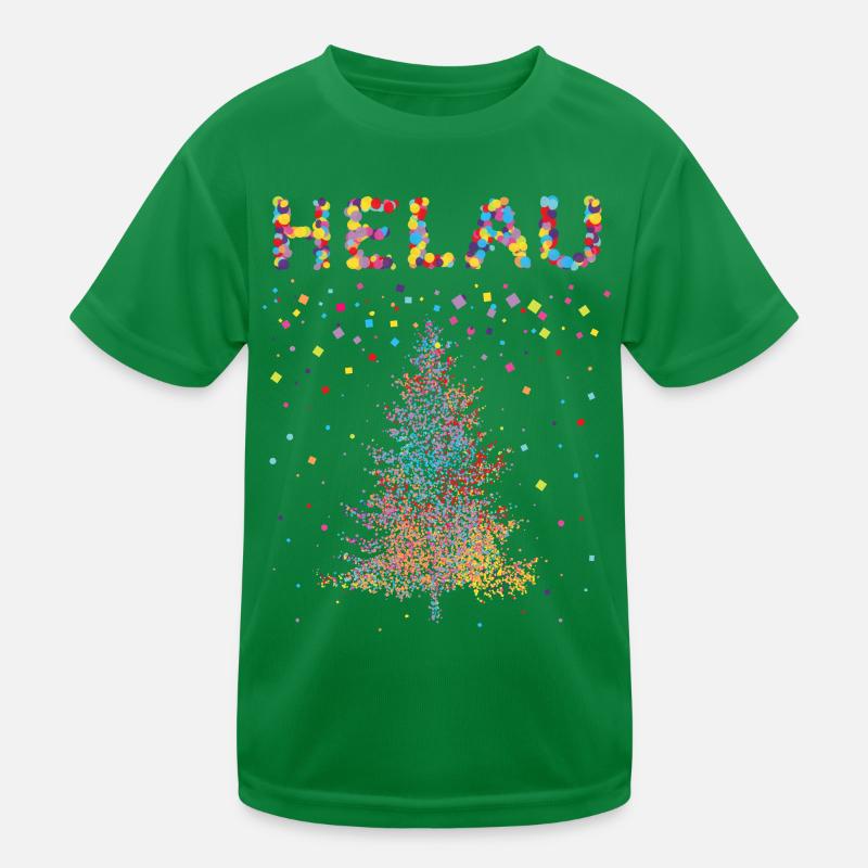 Helau Arbre de Noël Carnaval de Noël T-shirt sport Enfant