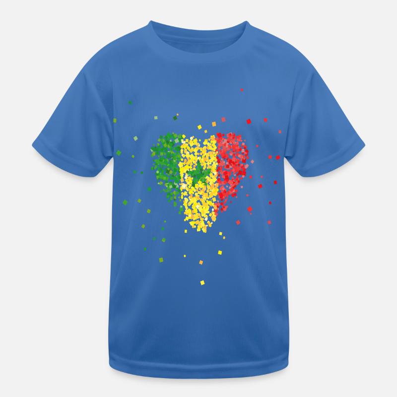 Sénégal Drapeau du Sénégal Drapeau du Sénégal Drapeau du Sénégal T-shirt sport Enfant