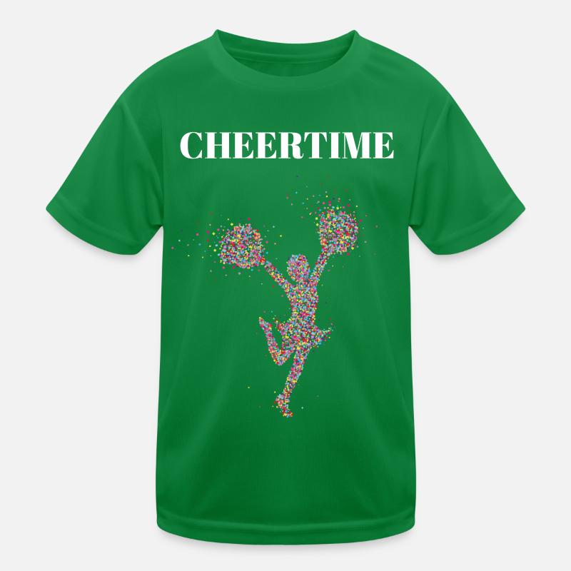 Cheertime Cheerleader Choreography Dancing Dancer Kids Functional T-Shirt