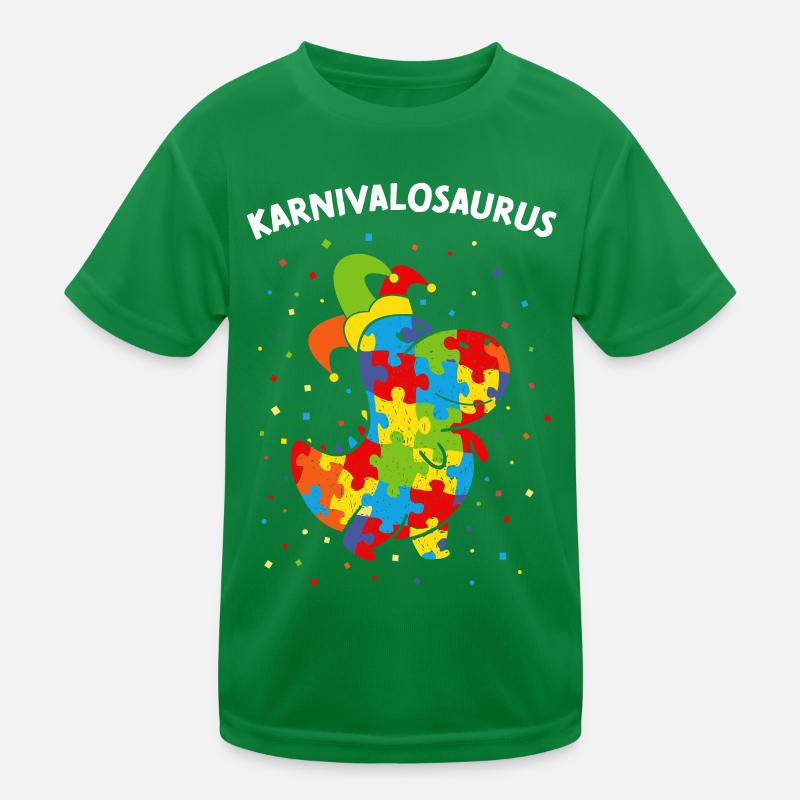 Carnival Confetti Dino Dinosaur Costume Replacement Kids Functional T-Shirt
