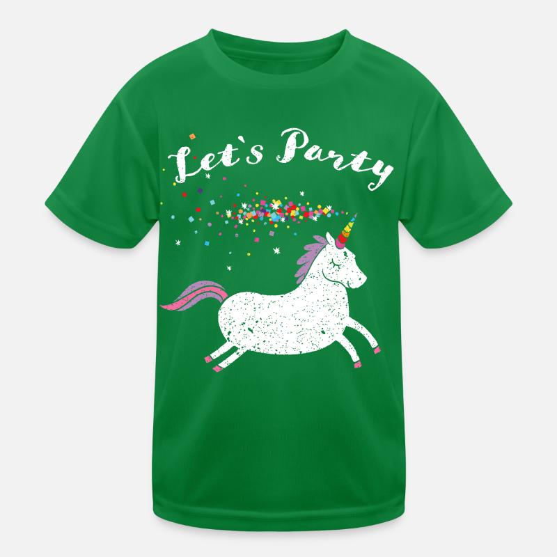 Carnival Carnival Confetti Unicorn Costume Replacement Kids Functional T-Shirt