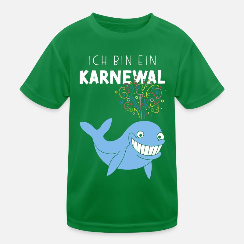 Ich bin ein Karnewal Karneval Konfetti Fastelovend Kinder Funktions-T-Shirt
