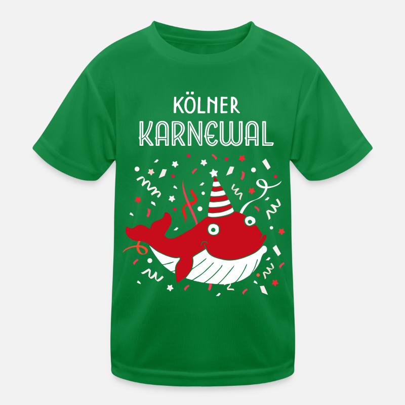 Echter Kölner Echte Kölnerin Karneval Konfetti Kinder Funktions-T-Shirt