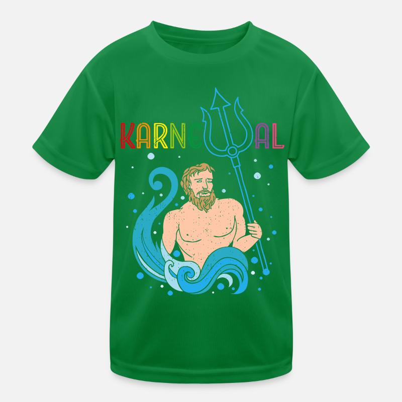 Confettis de carnaval Poséidon Fastelovend T-shirt sport Enfant