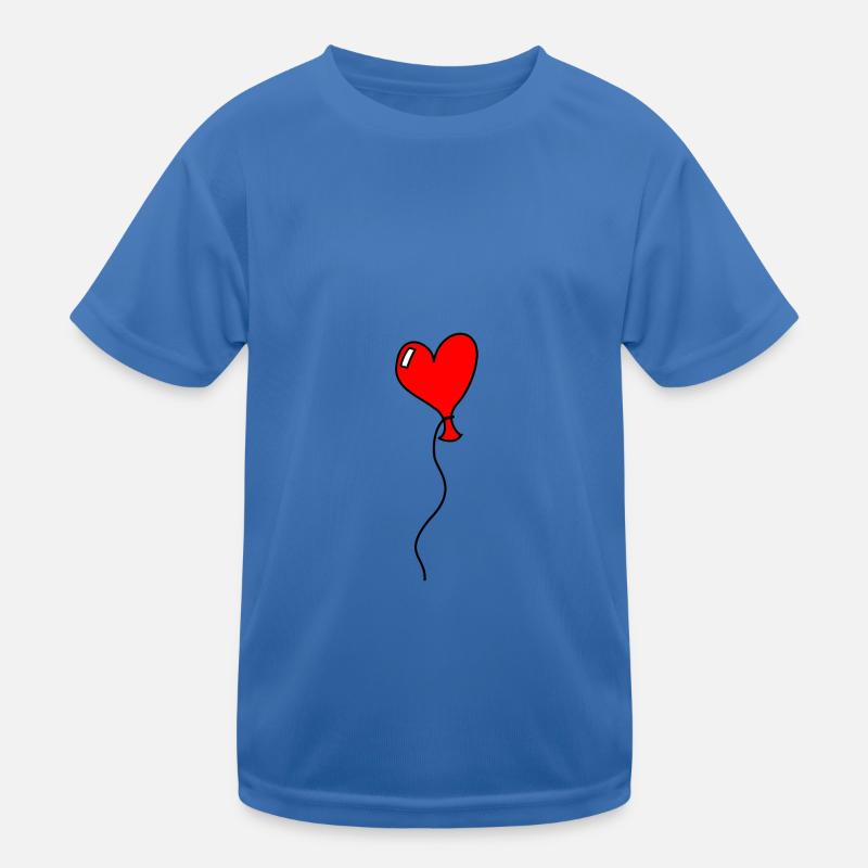 Heart Balloon Love Kids Functional T-Shirt