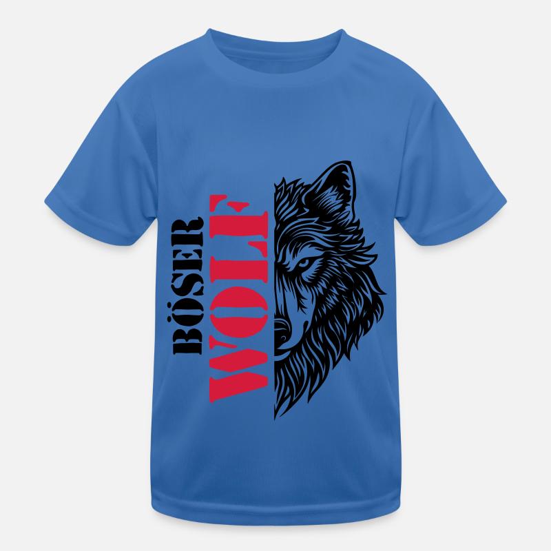 Böser Wolf Spruch Kinder Funktions-T-Shirt