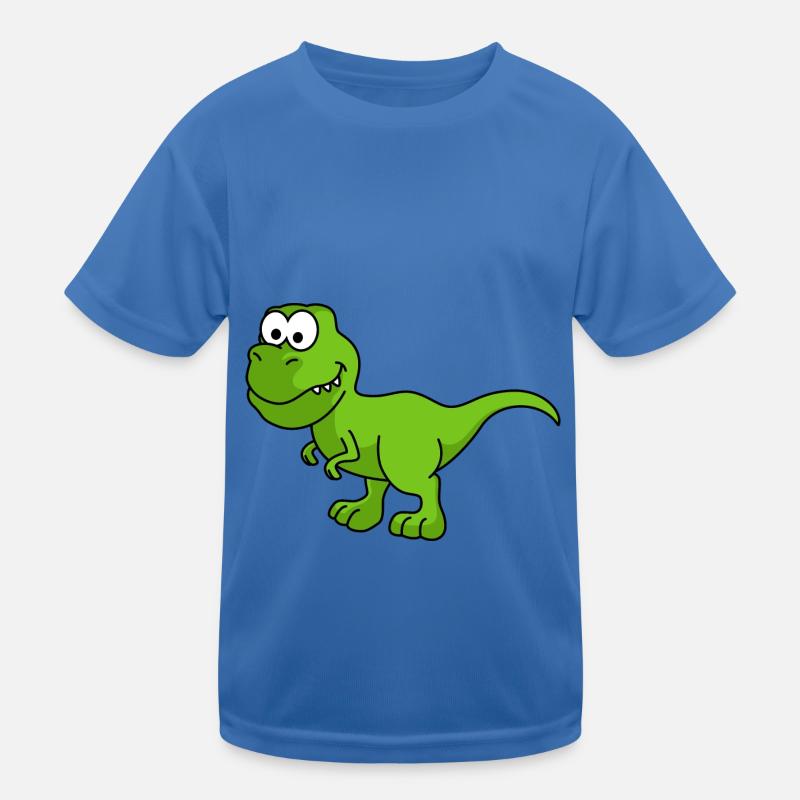Dinosaurier T-Rex Comic - Kinder Funktions-T-Shirt - Königsblau