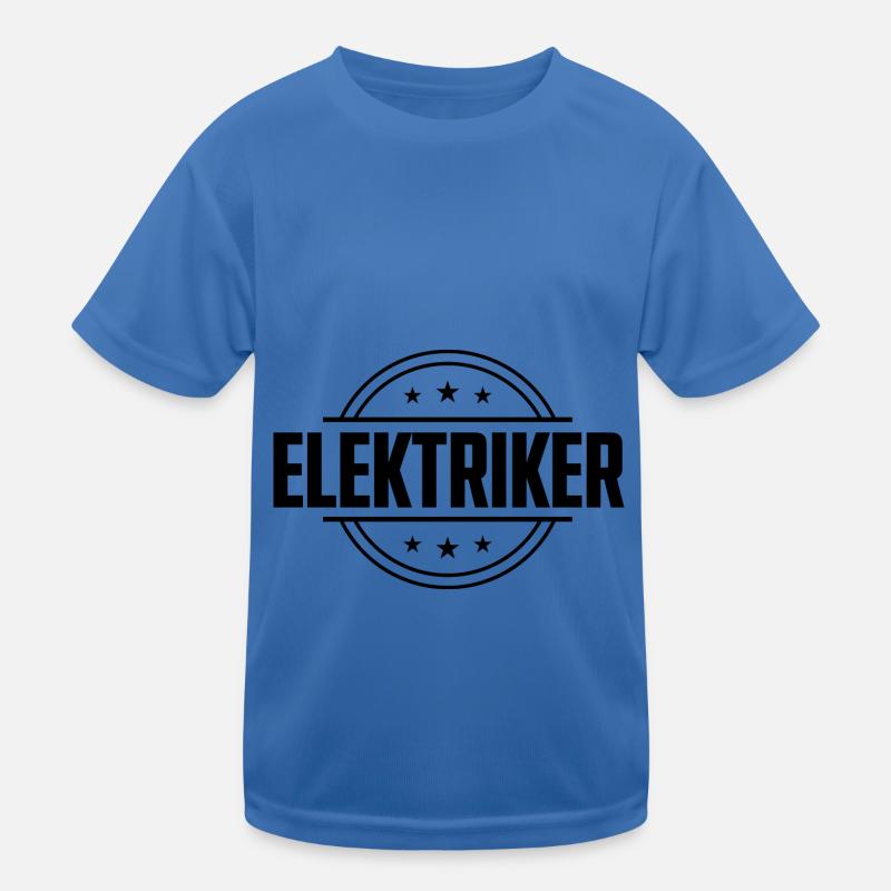 Elektriker Beruf Kinder Funktions-T-Shirt