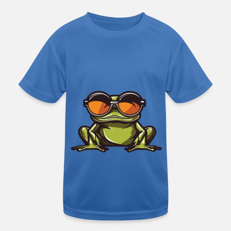 Frosch Lustig Cool Kinder Funktions-T-Shirt