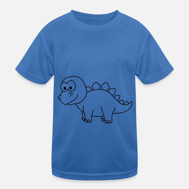 Dinosaur stegosaurus Comic Kids Functional T-Shirt