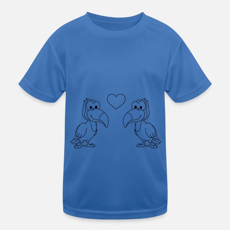 Tukan Comic Paar liebe Kinder Funktions-T-Shirt