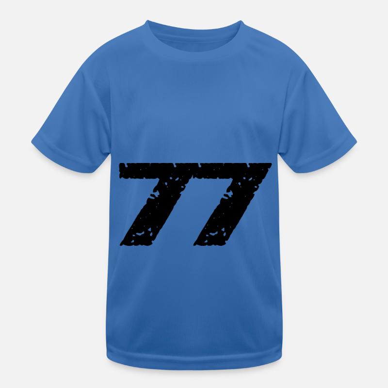 77 Maillot numéro T-shirt sport Enfant