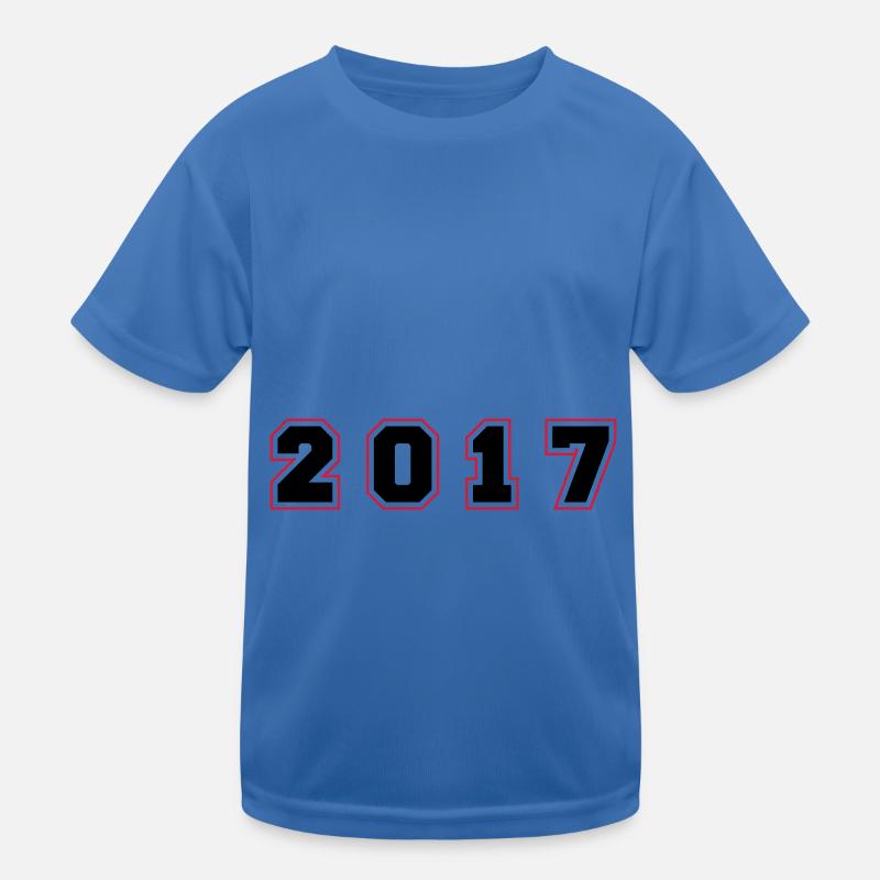 2017 Year Number Kids Functional T-Shirt
