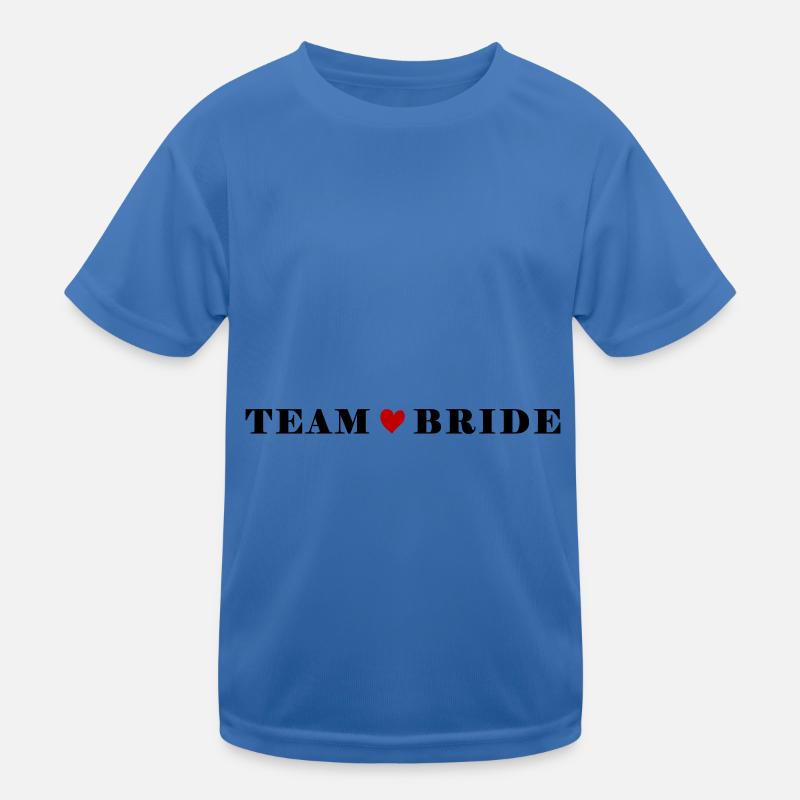 Team Bride Wedding Kids Functional T-Shirt