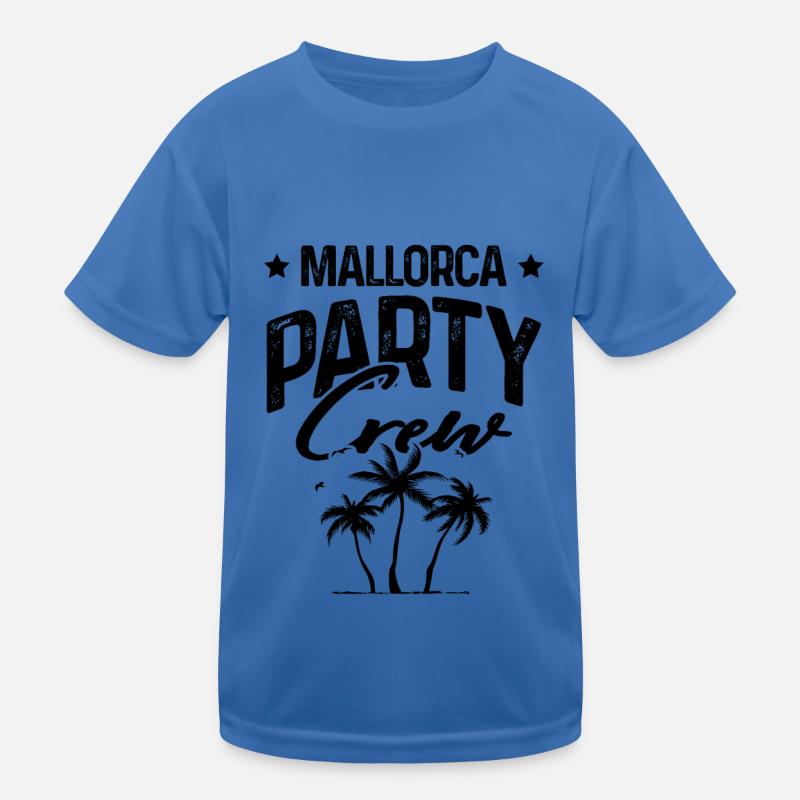 Mallorca Party Crew Kinder Funktions-T-Shirt
