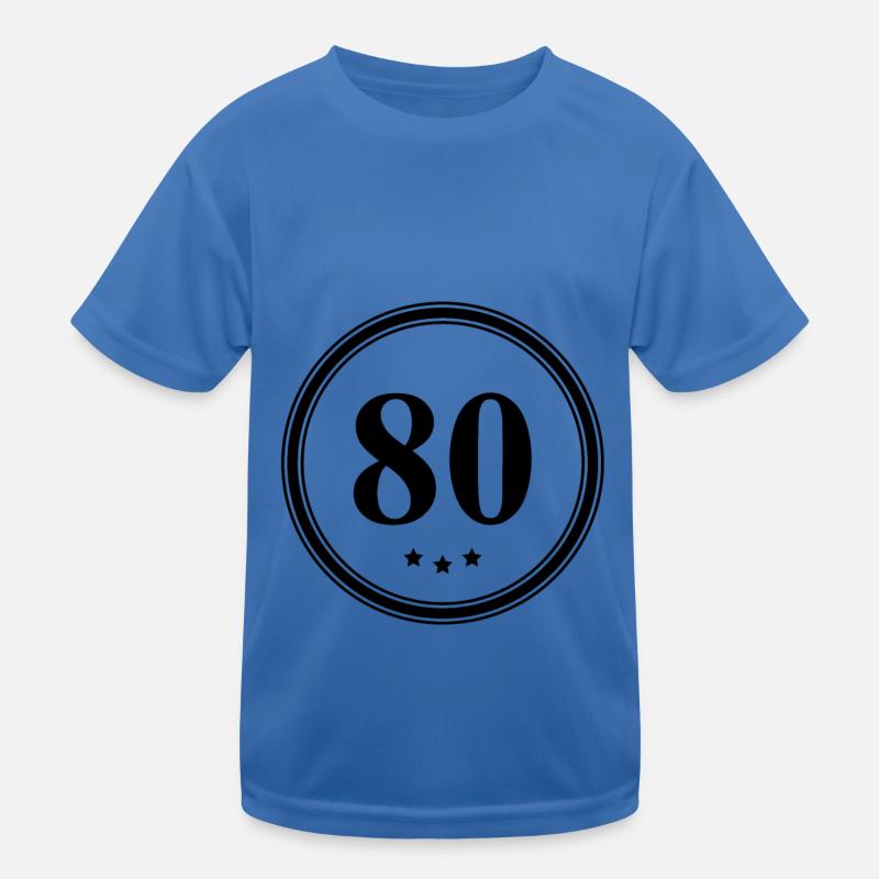 80 number jersey Kids Functional T-Shirt