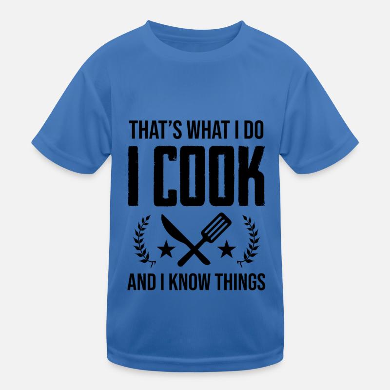 kochen koch Kinder Funktions-T-Shirt