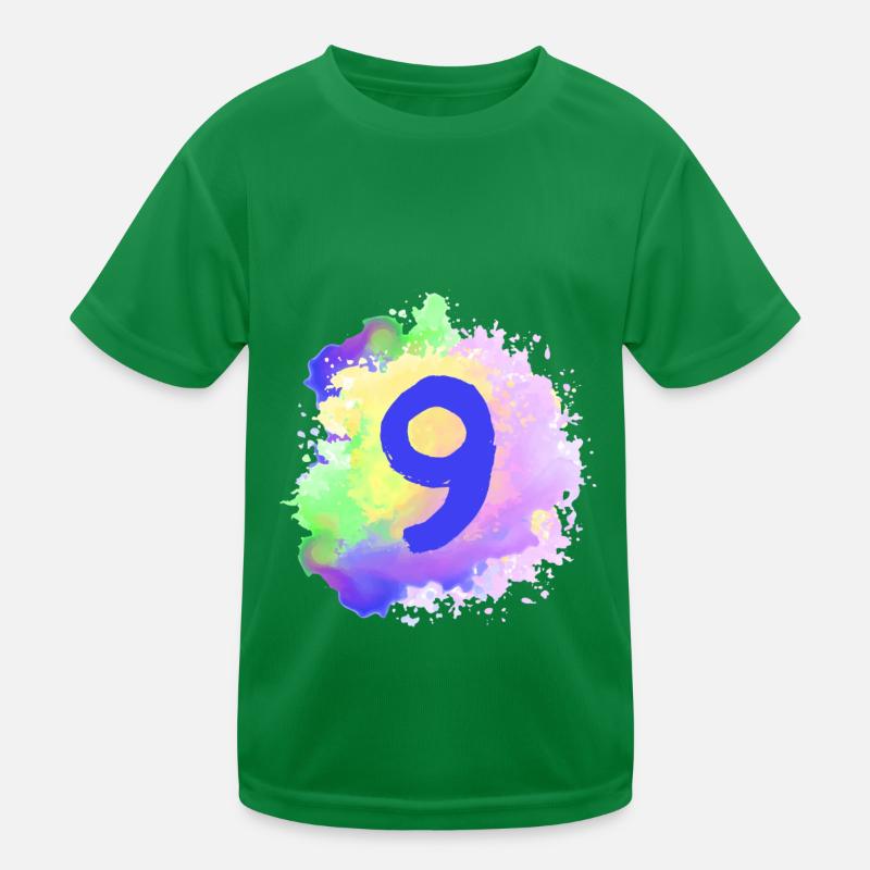 9 Nombre d’objets blob T-shirt sport Enfant