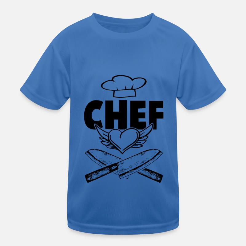 chef koch Kinder Funktions-T-Shirt