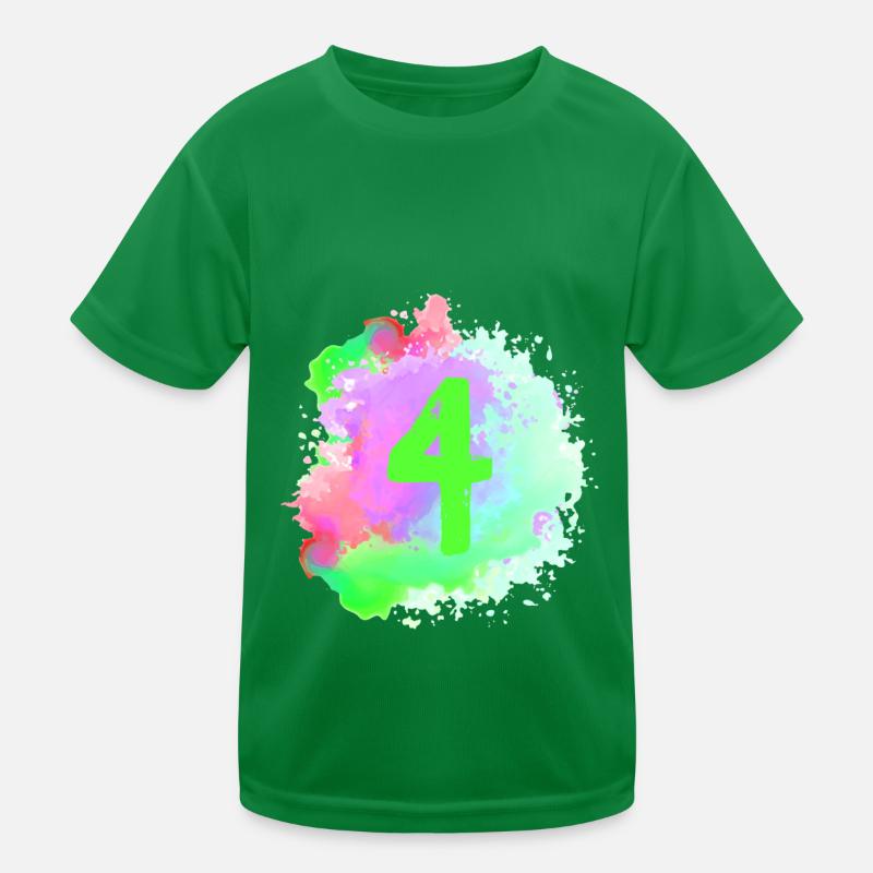 4 Nombre d’objets blob T-shirt sport Enfant