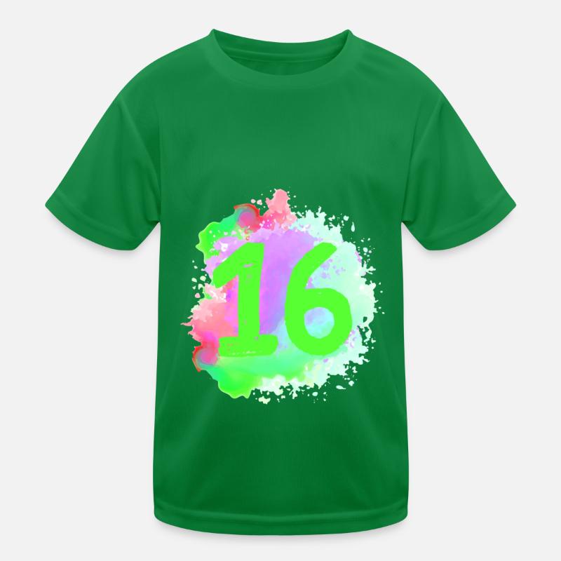 16 Nombre d’objets blob T-shirt sport Enfant
