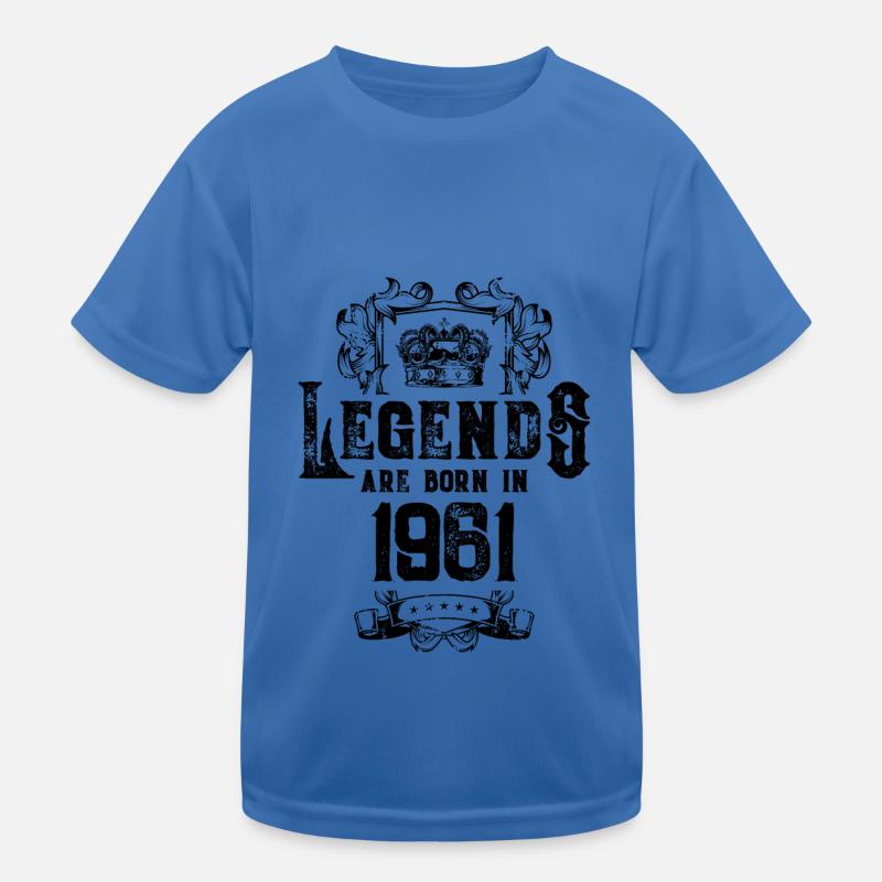 1961 legends geburtstag Kinder Funktions-T-Shirt
