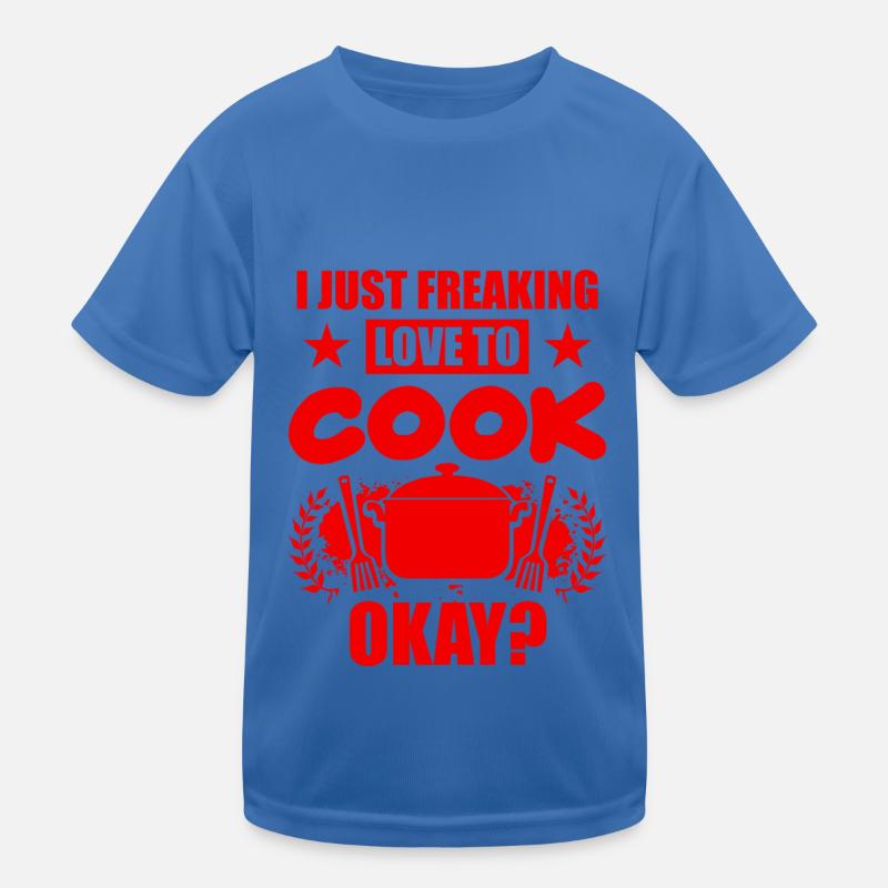 Love cooking Kids Functional T-Shirt
