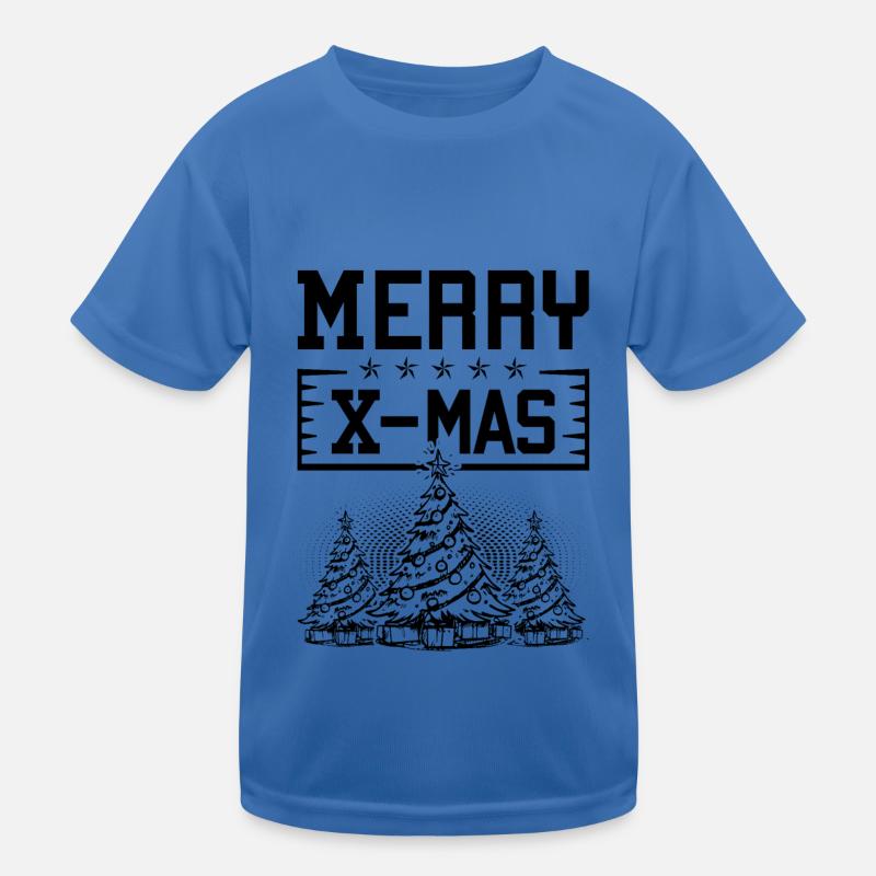Merry X-Mas Kids Functional T-Shirt