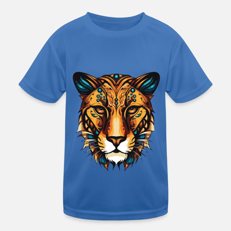 Portrait de guépard T-shirt sport Enfant