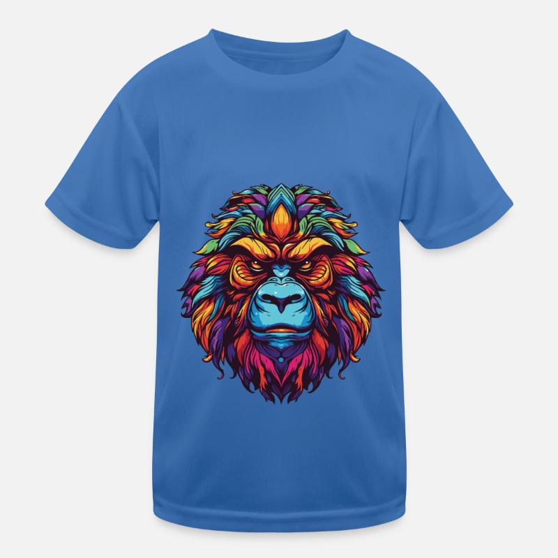 Portrait de gorille T-shirt sport Enfant