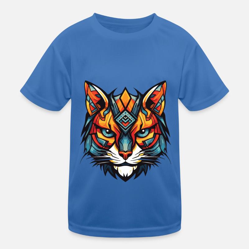 Cat Head Kids Functional T-Shirt