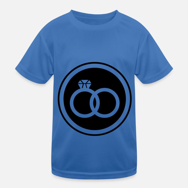Eheringe Ring Hochzeit Kinder Funktions-T-Shirt