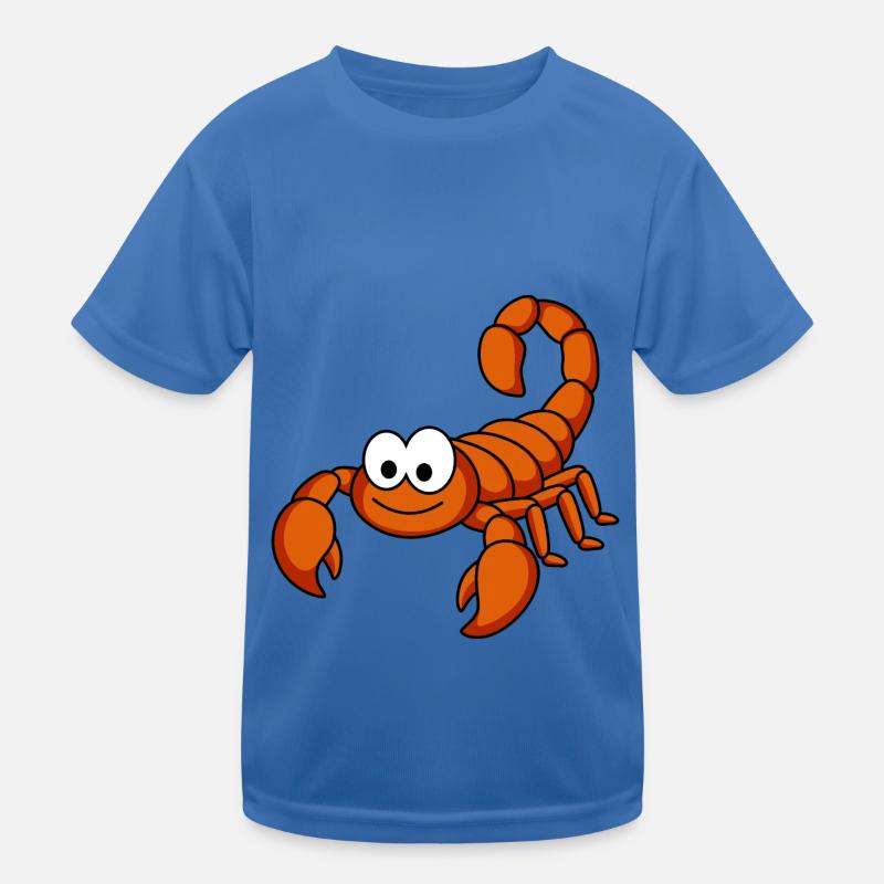Scorpion Comic Animal T-shirt sport Enfant