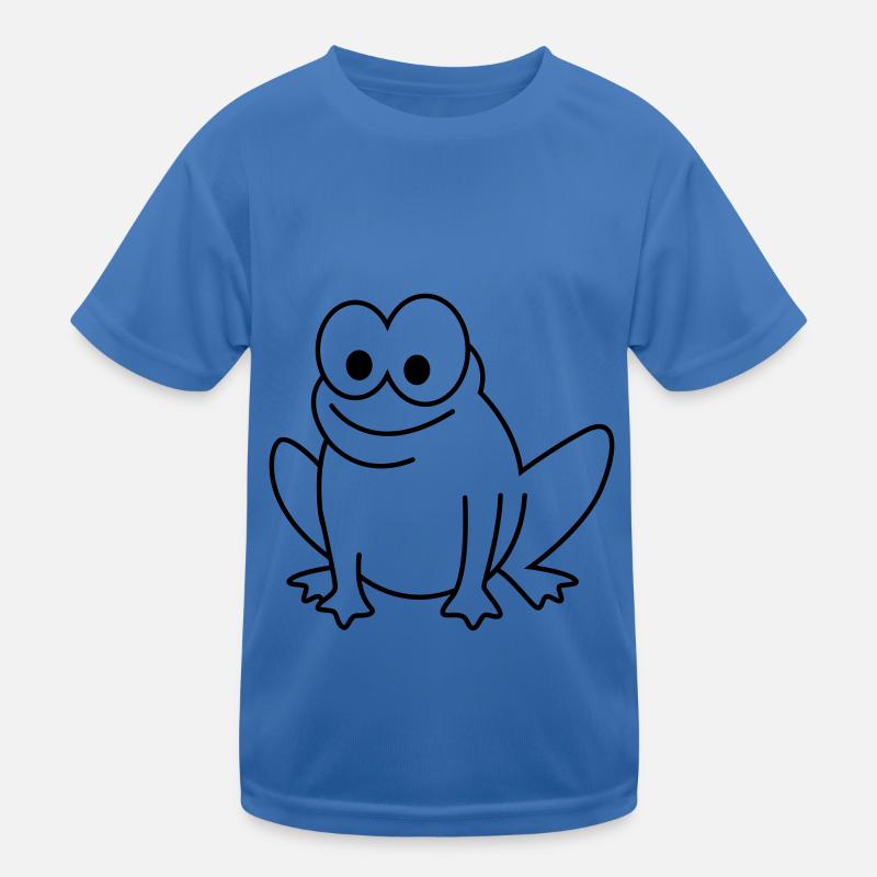 Frog Comic Animal Kids Functional T-Shirt