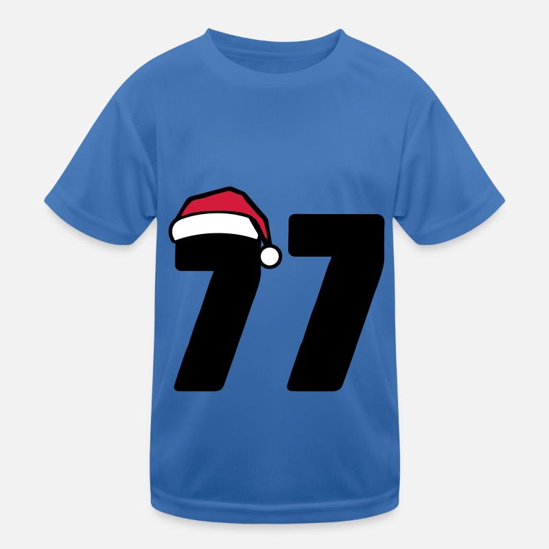 77 Numéro Noël T-shirt sport Enfant