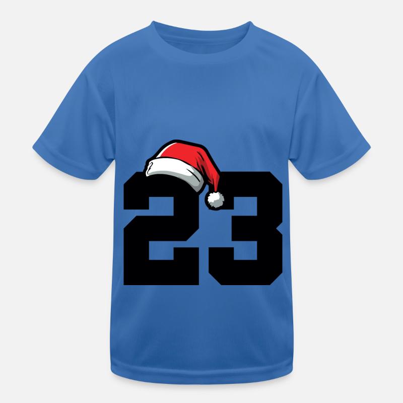 23 Numéro Noël T-shirt sport Enfant