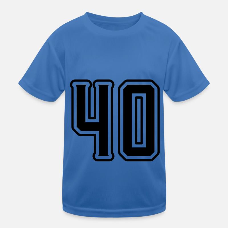 40 Zahl symbol Kinder Funktions-T-Shirt