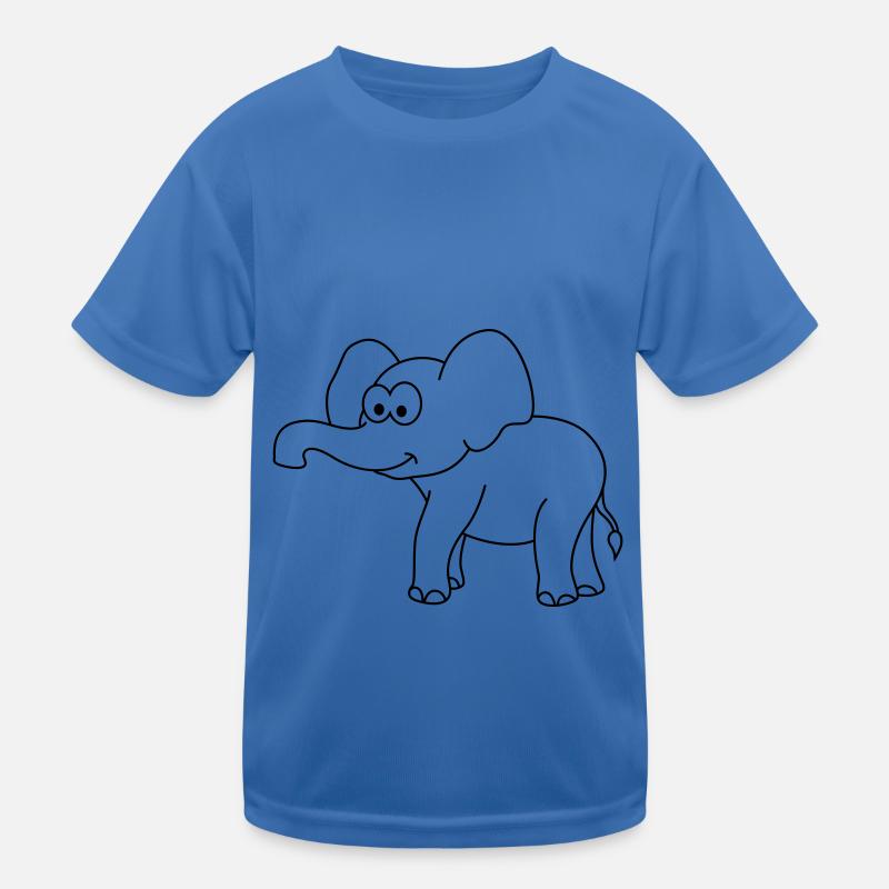 Elephant Comic Kids Functional T-Shirt