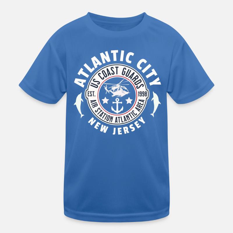 Atlantic city coast guards Kids Functional T-Shirt