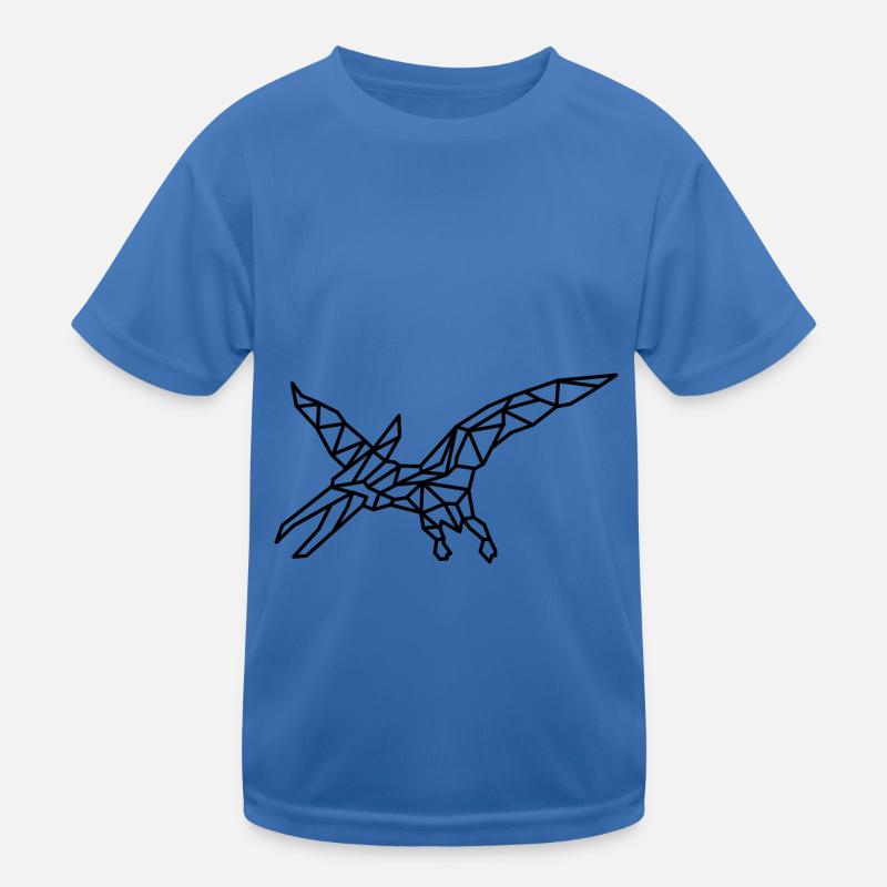 Pterosaur Dino Geometry Kids Functional T-Shirt