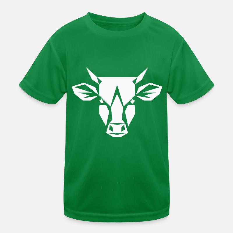 Polygone de taureau - Conception agricole T-shirt sport Enfant