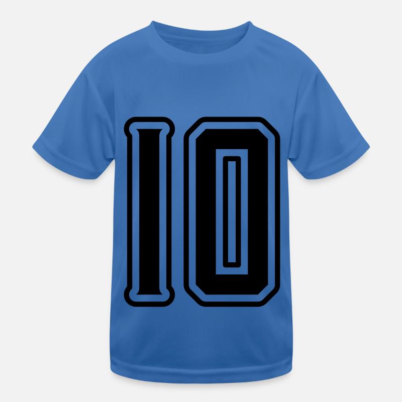 Symbole de 10 chiffres T-shirt sport Enfant