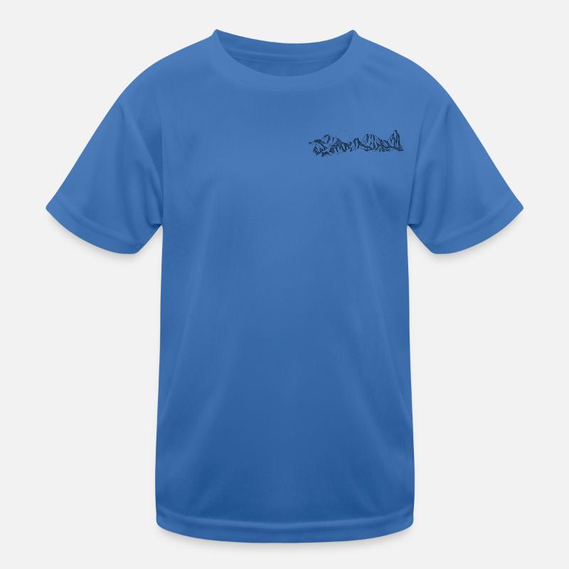 Berge Kinder Funktions-T-Shirt