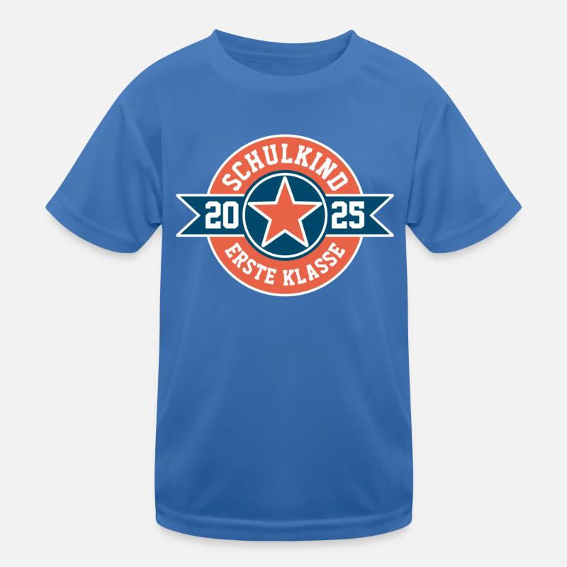 SCHULKIND 2025 - ERSTE KLASSE - EINSCHULUNG 2025 Kinder Funktions-T-Shirt