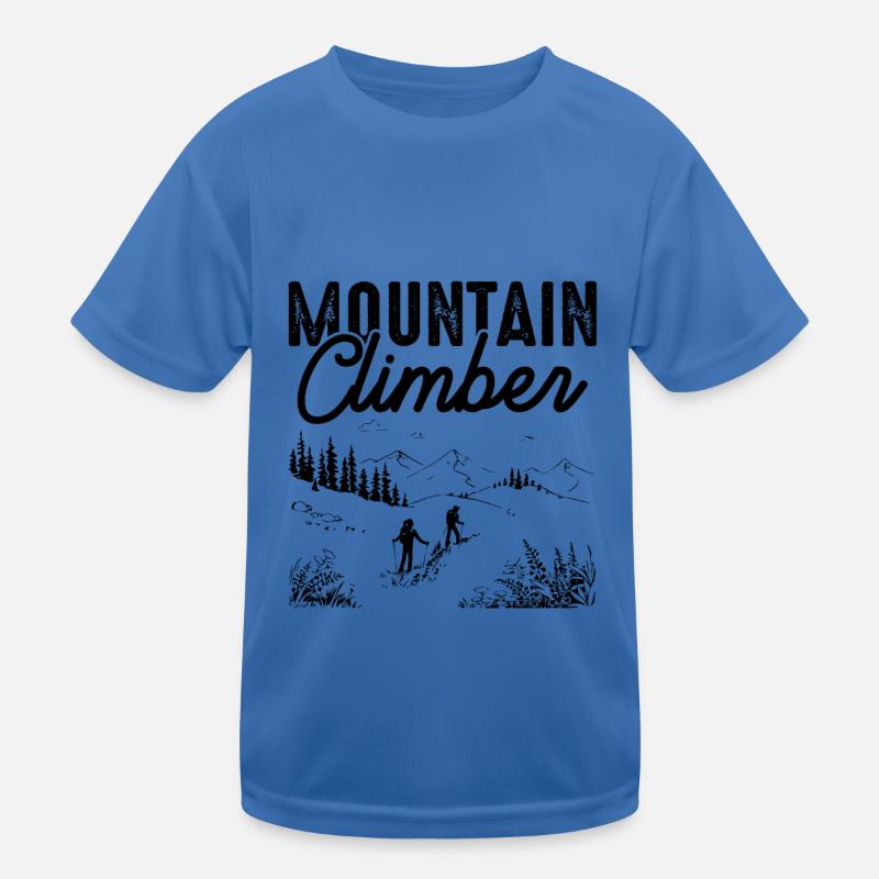 Mountain Climbers Kids Functional T-Shirt
