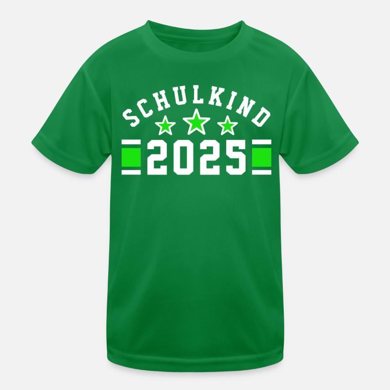 SCHULKIND 2025 - ERSTER SCHULTAG - EINSCHULUNG Kinder Funktions-T-Shirt