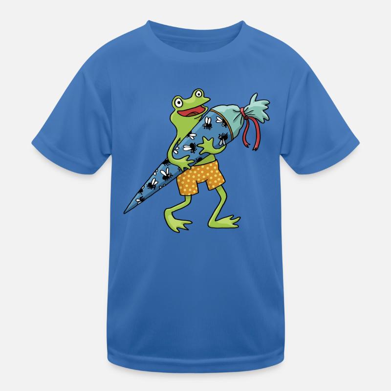 Frog School Cone Kids Functional T-Shirt