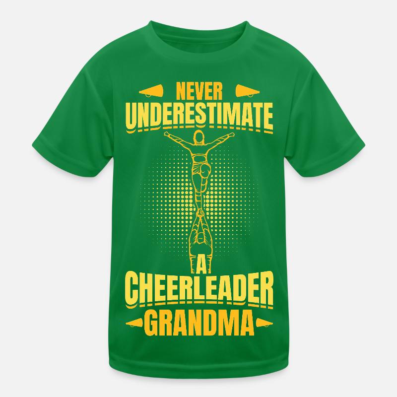 Cheerleader Großmutter Kinder Funktions-T-Shirt